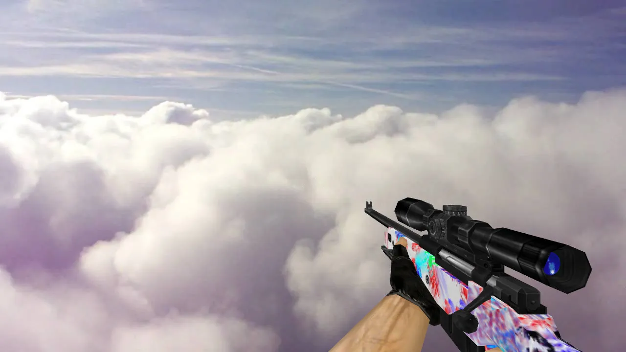 Модель «Default AWP Artistic» для CS 1.6 – Улучшение игрового процесса — скриншот 1