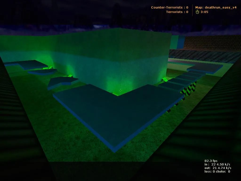 deathrun_easy_v4 для CS 1.6: точки, боты по .nav, оптимизация карты и запуск без подмен - скриншот 3
