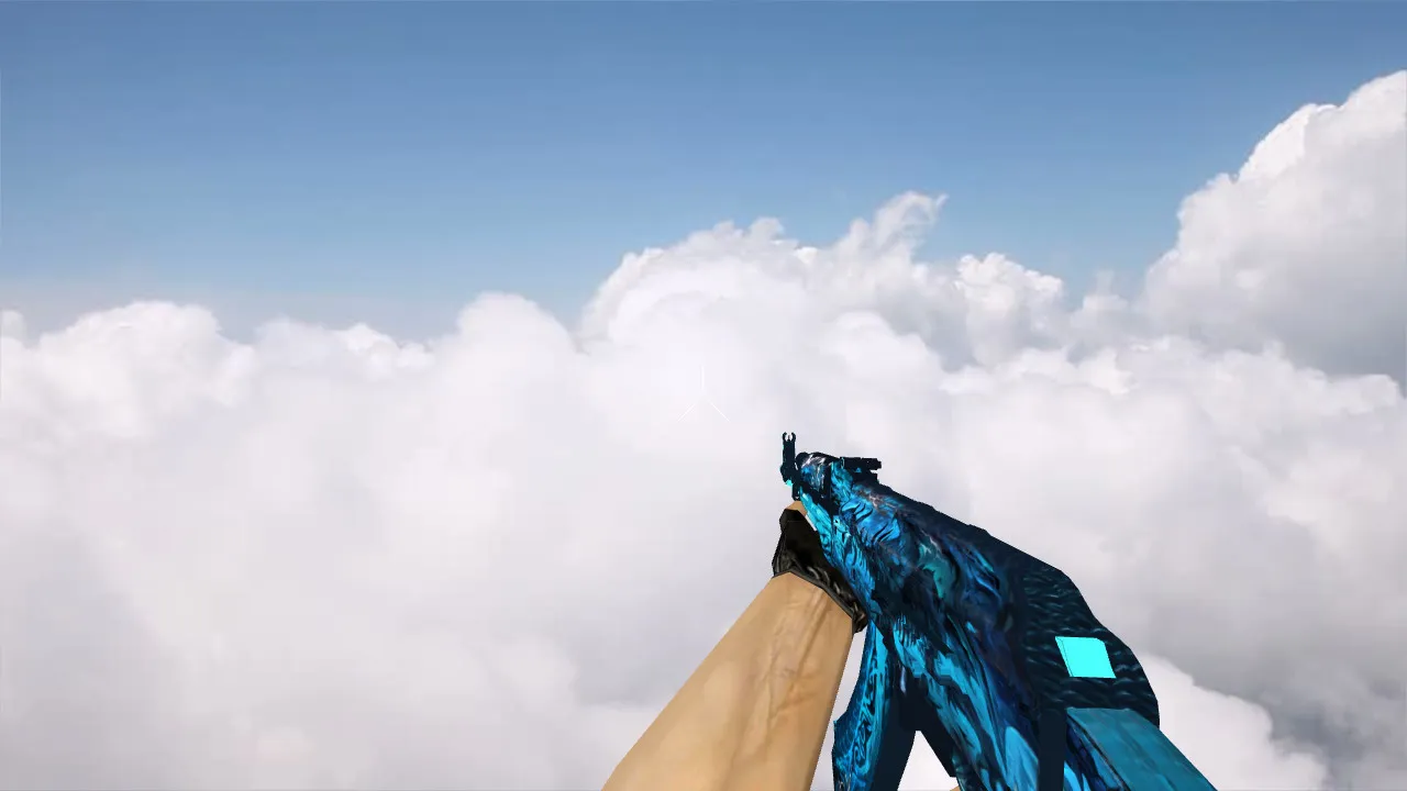 Модель «AK-47 Wyrm» v_ и p_ для CS 1.6: звук, анимация осмотра, текстуры, качество модели — скриншот 4