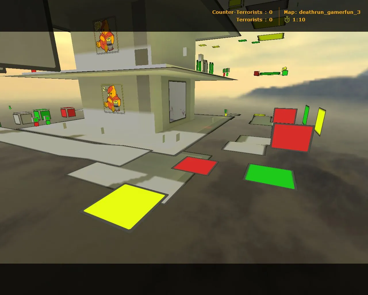 deathrun_gamerfun_3 для CS 1.6: тайминги ловушек, точки за CT/T, оптимизация и .nav для ботов - скриншот 3