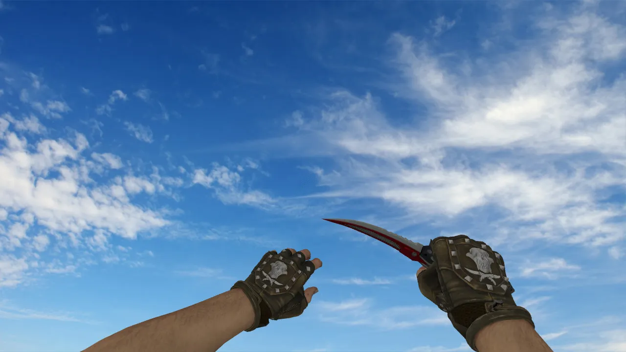 Складной нож «Автотроника» (Bloodhound Gloves) для CS 1.6: v_, p_, w_ модели, звуки, анимация осмотра и текстуры - скриншот 3