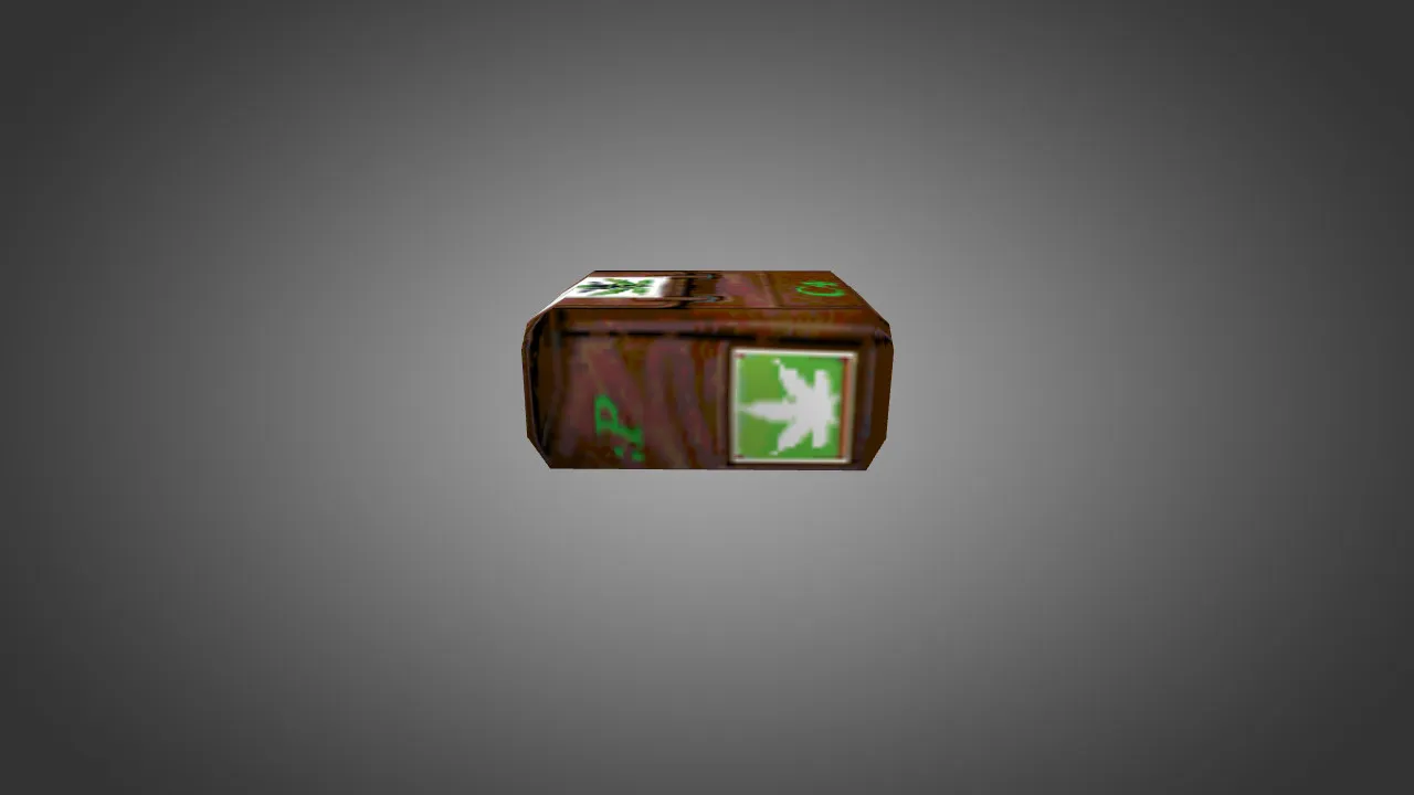 Модель «Marijuana Backpack» v_ модели для CS 1.6: p_ и w_ файлы, звуки, анимация осмотра, текстуры - скриншот 3