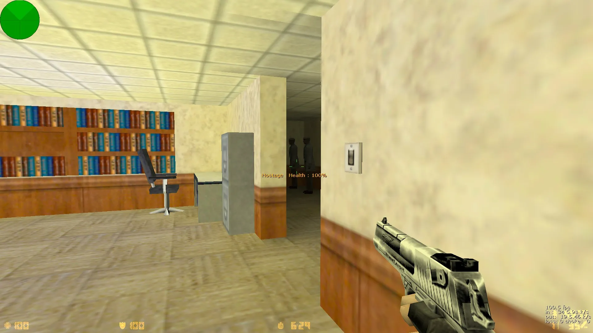 cs_mansion2022 для CS 1.6: равновесие команд, два спавна КТ, камеры, заложники в коридоре - скриншот 4