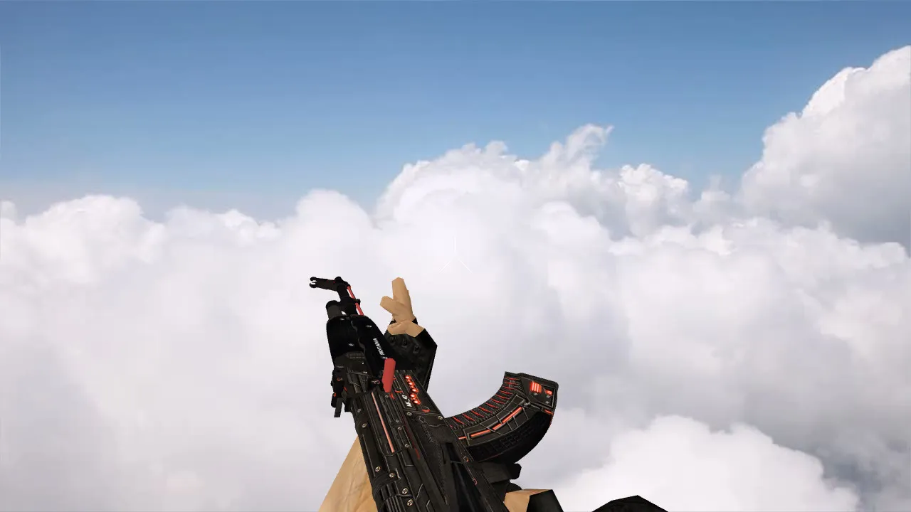 Модель AK-47 Aviator для CS 1.6 - Качественные текстуры и анимация - скриншот 3