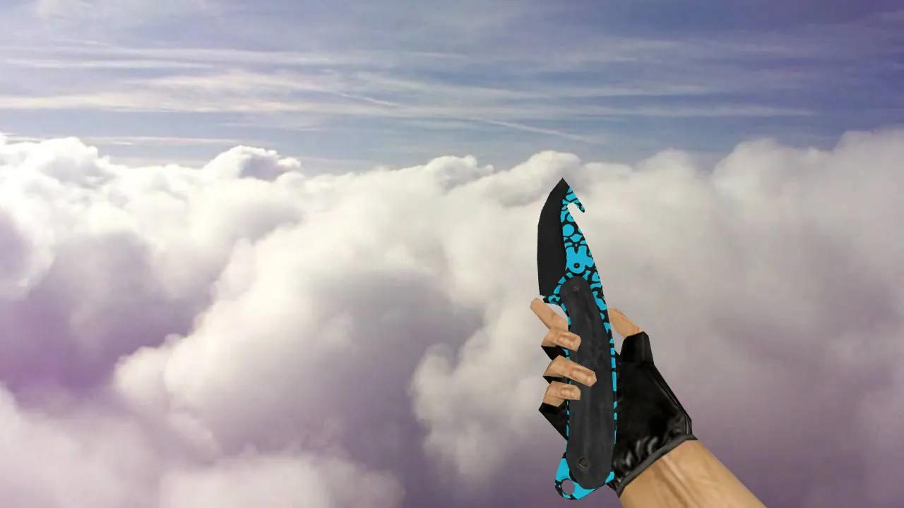 Модель «Gut Knife Bussta» для CS 1.6: v_ w_ p_ файлы, звуки, анимация осмотра, текстуры и настройка - скриншот 1