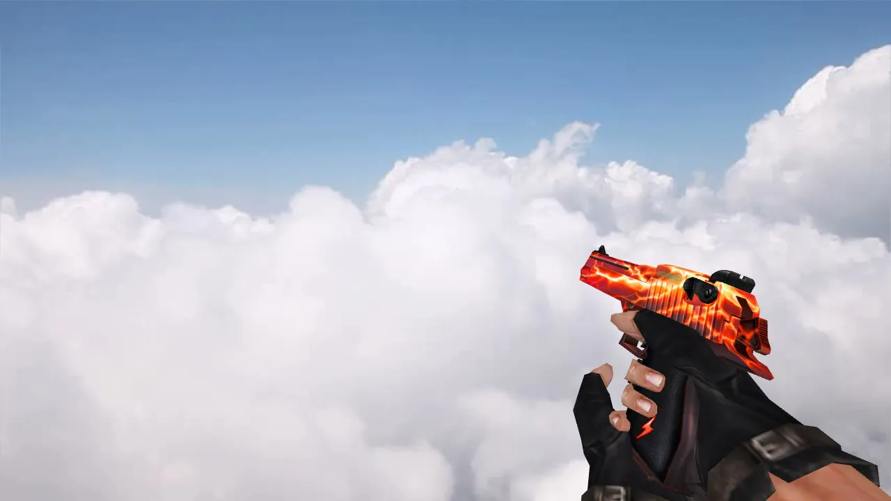 Модель «CSO Desert Eagle Red Lightning» для CS 1.6 - Точные детали - скриншот 2