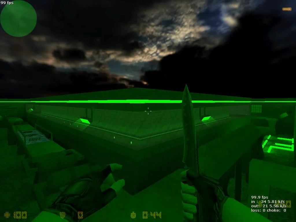 deathrun_green_h2_final для CS 1.6: deathrun-карта, раунды, точки, .nav и оптимизация для стабильного онлайна - скриншот 1