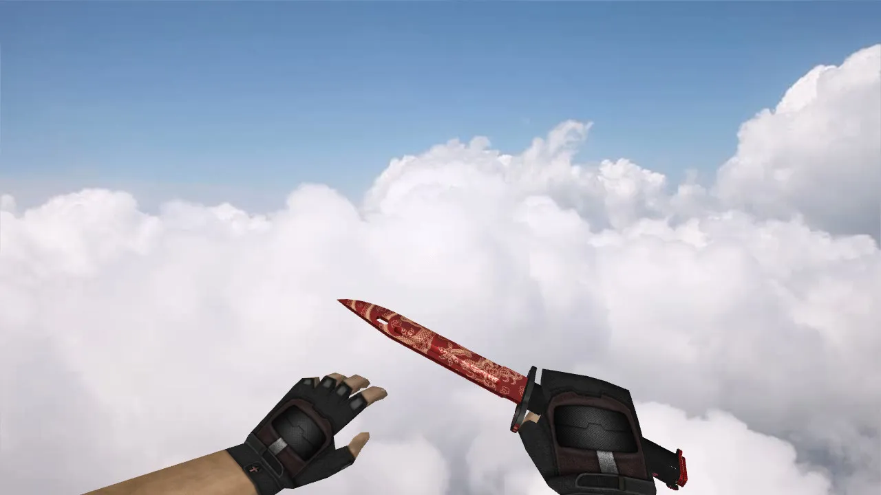 Модель ножа Bayonet Aidotu для CS 1.6: v_, p_, w_ модели, звук, анимация осмотра, текстуры и установка — скриншот 3