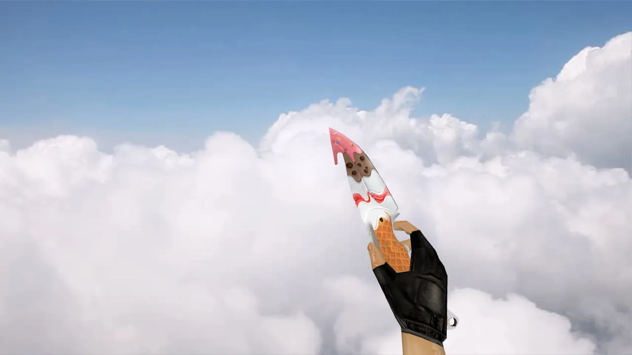 Нож «Gut Knife Revenge is Sweet» v_ модели для CS 1.6: звуковое сопровождение, анимация осмотра, текстуры и настройка - скриншот 1