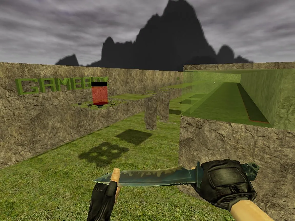 deathrun_forest2_final для CS 1.6: тактика, точки, .nav для ботов и оптимизация карты - скриншот 1