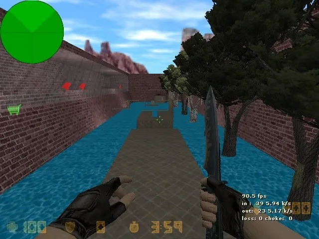 deathrun_homen для CS 1.6 - карта deathrun, баланс сторон, точки, .nav и оптимизация - скриншот 8