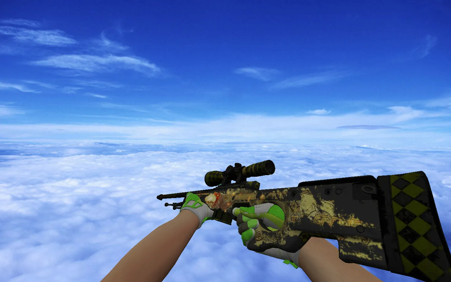 Модель AWP Dragon Lore (Battle-Scarred) для CS 1.6 - Обзор и особенности - скриншот 1