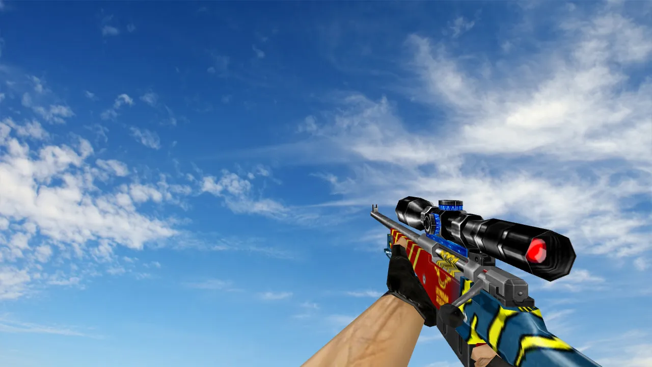 Модель AWP Malaysia для CS 1.6 - Качественные текстуры и анимация - скриншот 1