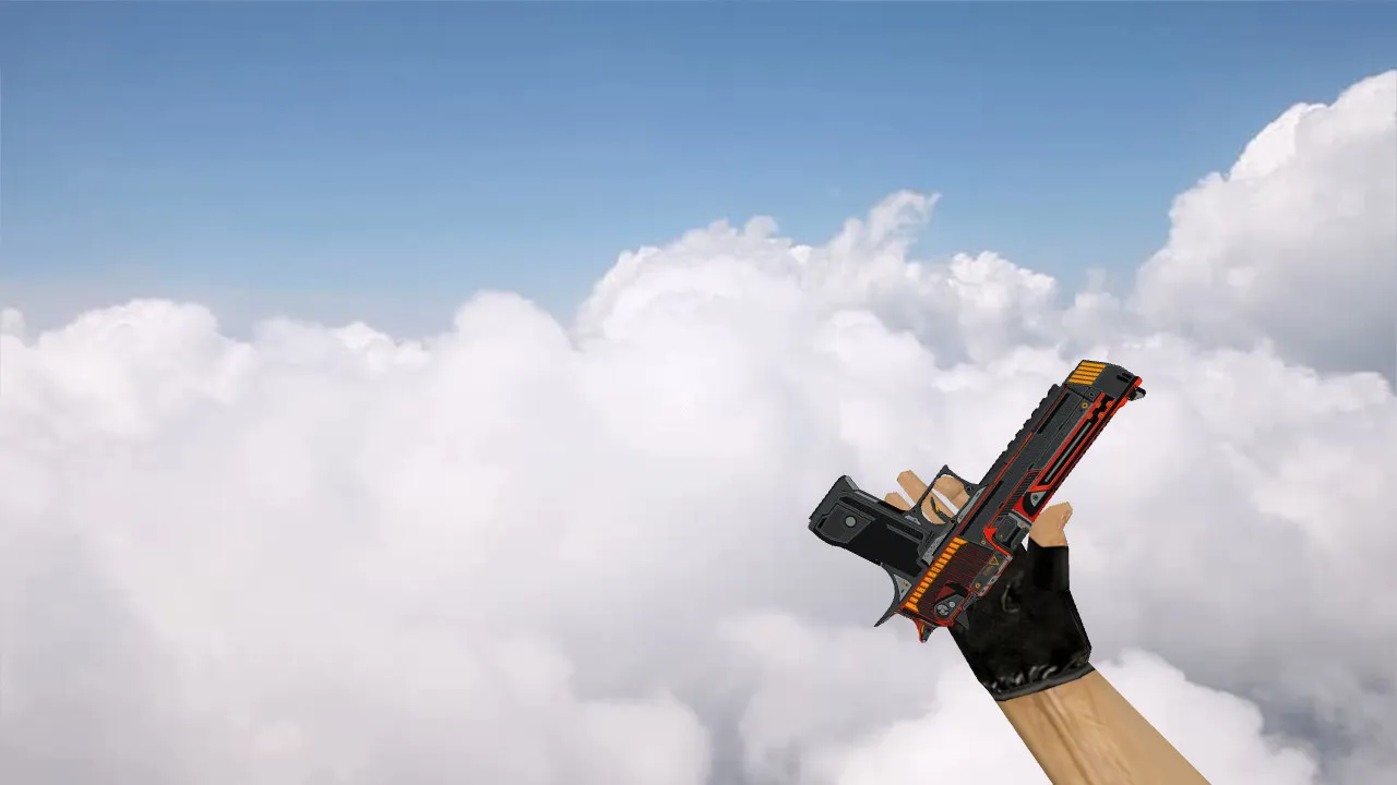 Модель «Deagle Cyberwanderer Red» для CS 1.6 - скриншот 1