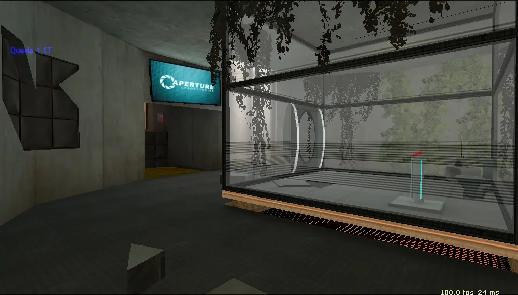 deathrun_aperture2 - deathrun-карта для CS 1.6: проходы, раунды, .nav и производительность - скриншот 1