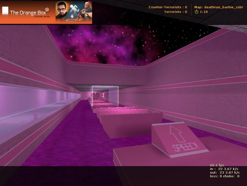 deathrun_barbie_csbr карта для CS 1.6: ловушки, раунды, .nav и баланс команд - скриншот 3
