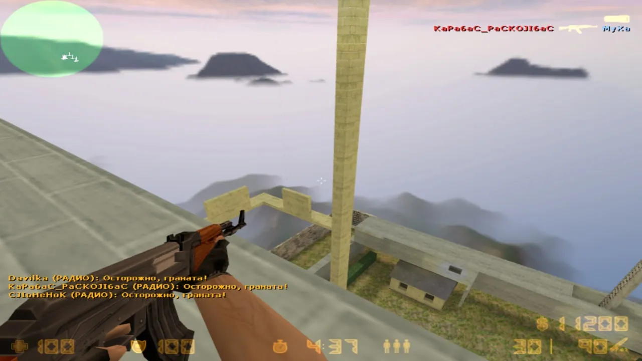 Карта cs_mansion_hightower для CS 1.6: тоннели, вышка под AWP, ходы и баланс сторон - скриншот 3
