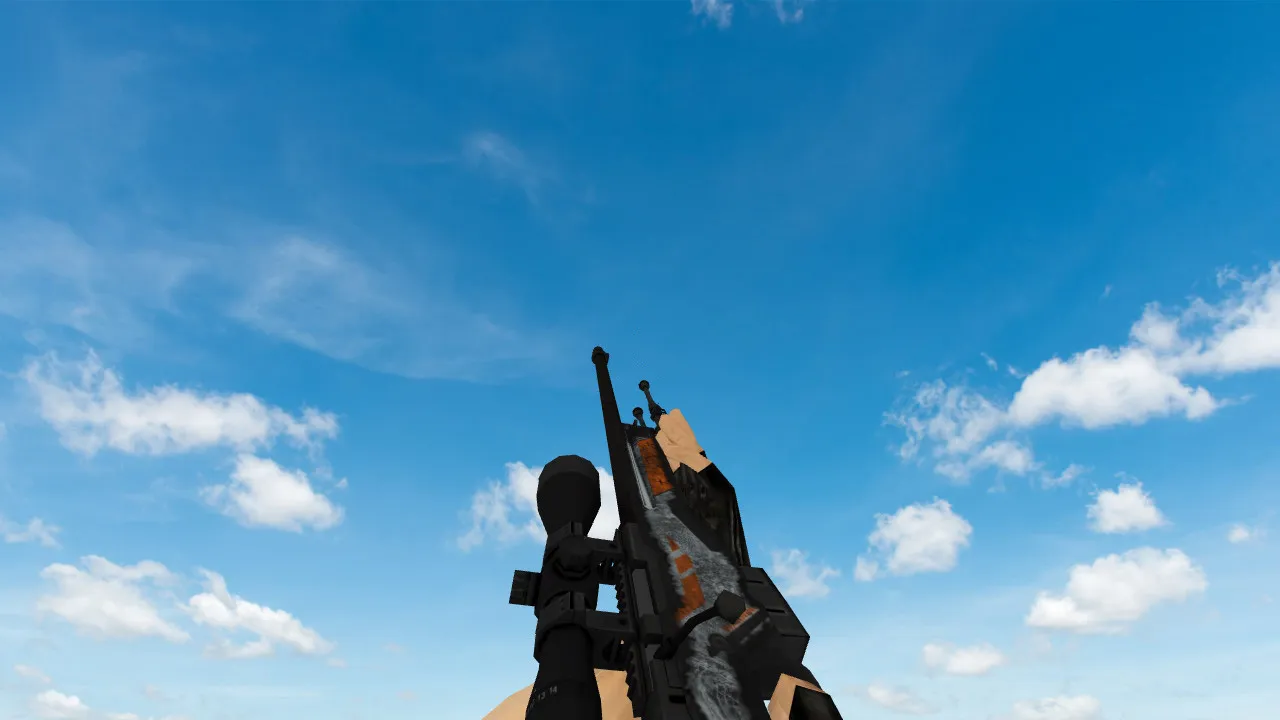 Модель AWP Asiimov Поношенное для CS 1.6 - Высокое качество - скриншот 2