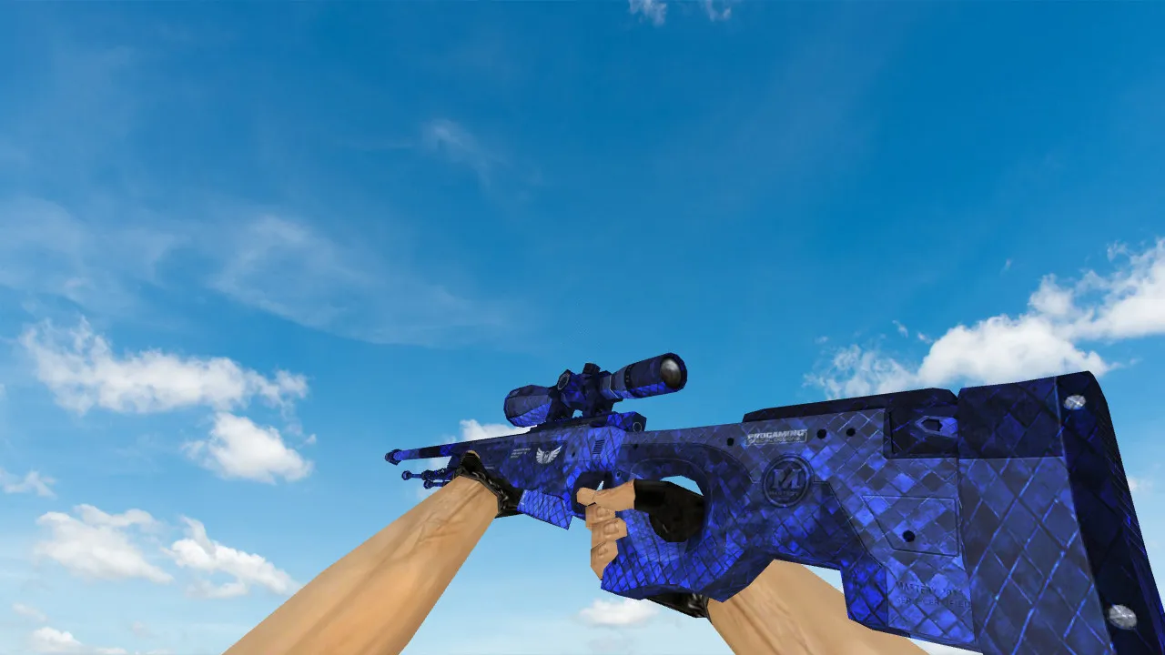 Blue The Prophet Pack: набор моделей оружия для CS 1.6 v_/p_/w_ с анимацией осмотра и звуками - скриншот 2