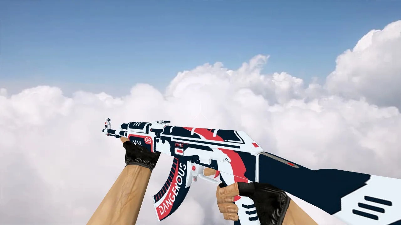 Модель «AK-47 Dangerous» для CS 1.6 - Детализация и высокое качество - скриншот 2