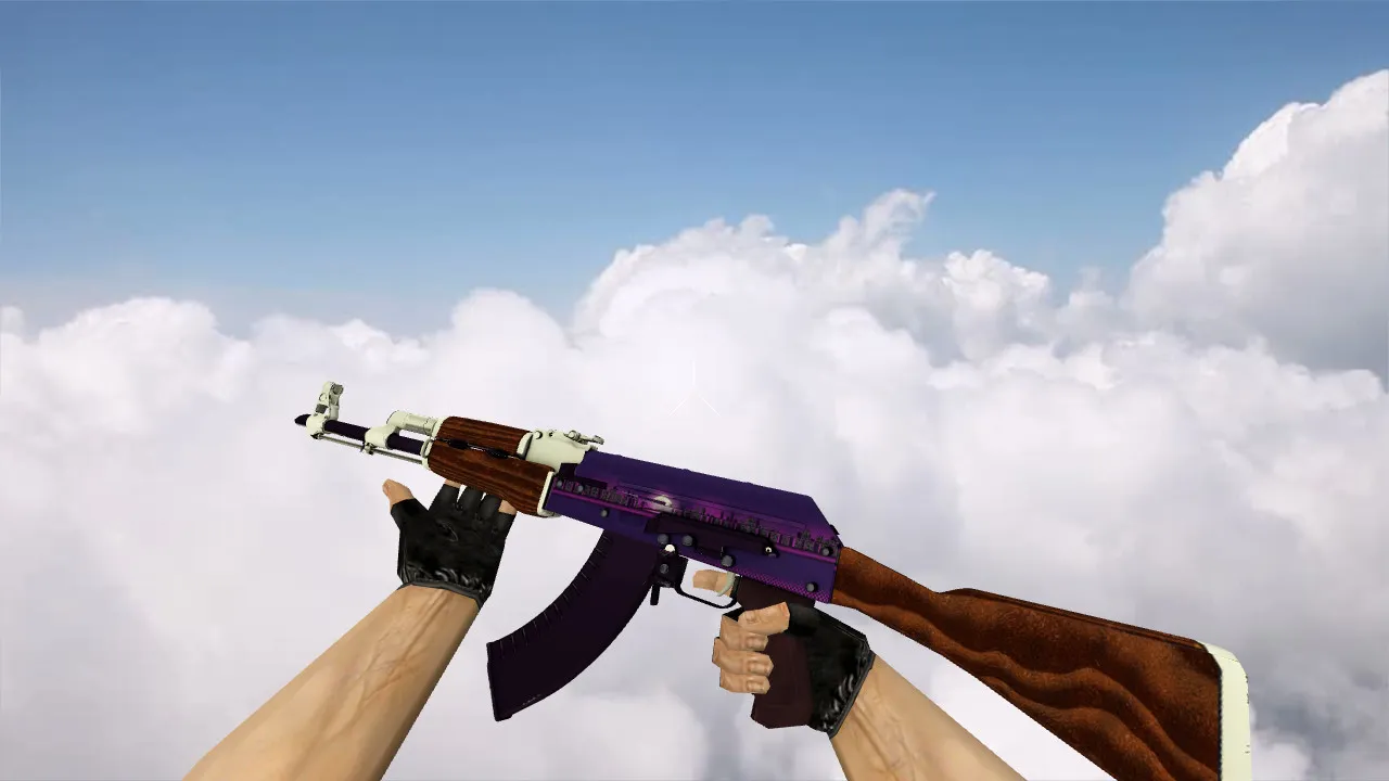 Модель «AK-47 Moonrise» для CS 1.6: уникальный стиль и качество — скриншот 1