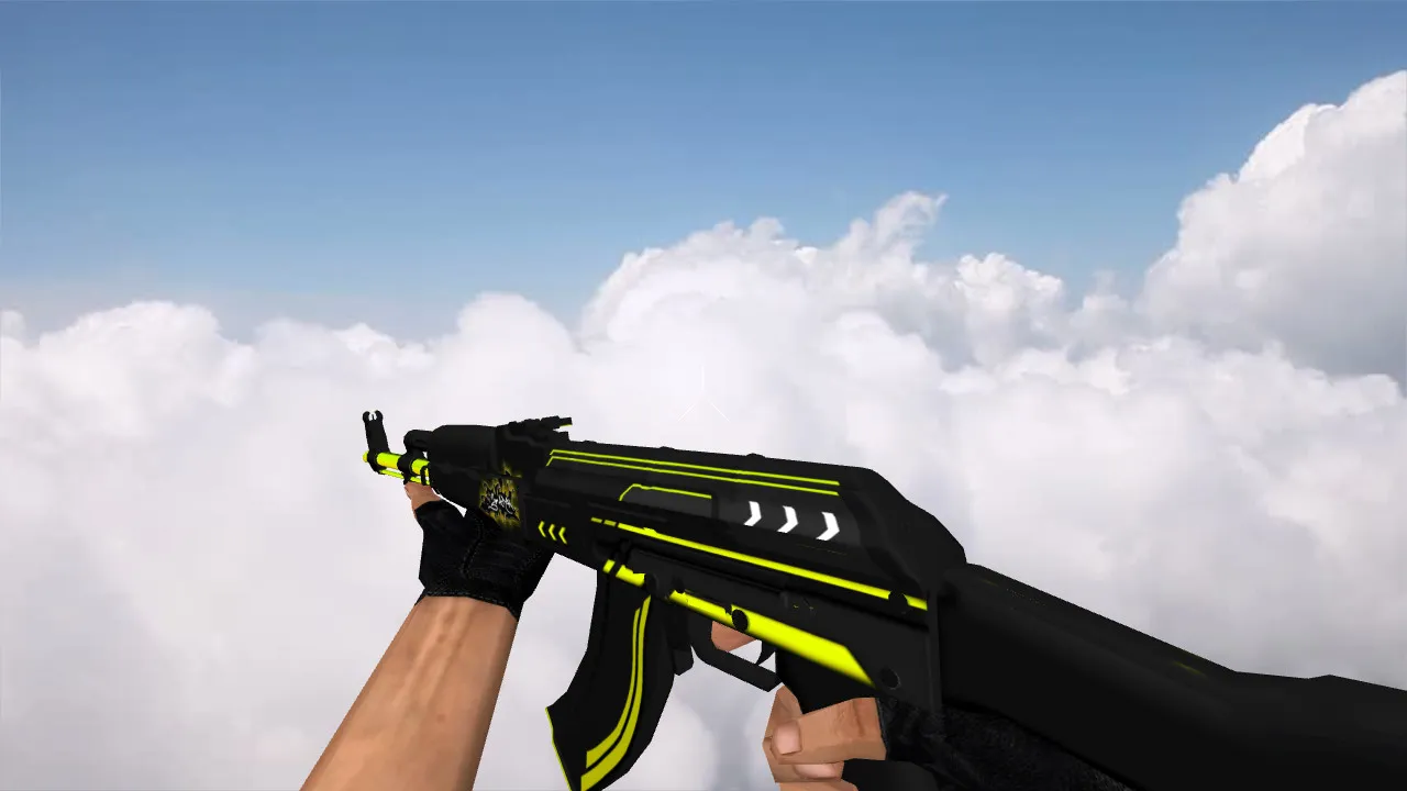 Модель AK-47 Machine для CS 1.6 - Детализированные текстуры и правдоподобные звуки — скриншот 2