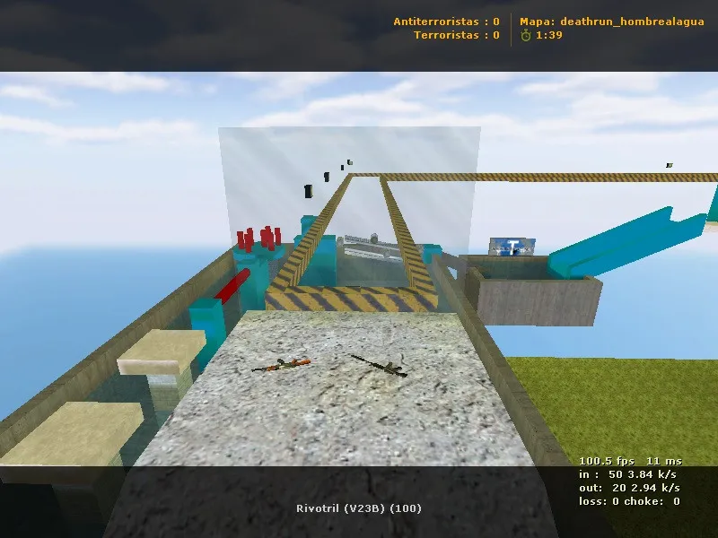 deathrun_hombrealagua для CS 1.6: тактика, точки, боты .nav и оптимизация wpoly/epoly - скриншот 4