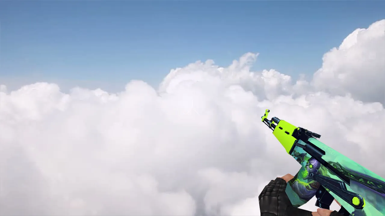 Модель AK-47 Shadow Charge v_ для CS 1.6: p_ w_ модели, звуки, анимация осмотра, текстуры и настройка — скриншот 2