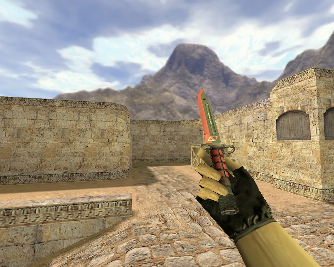 Модель «Штык-нож Экотек» v_knife_p в CS 1.6: звук, анимация осмотра, v_ и p_ модели для ножа - скриншот 1