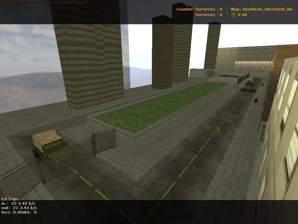 deathrun_citystreet_be_short для CS 1.6: тактика, карты, .nav, оптимизация и настройка ботов - скриншот 1