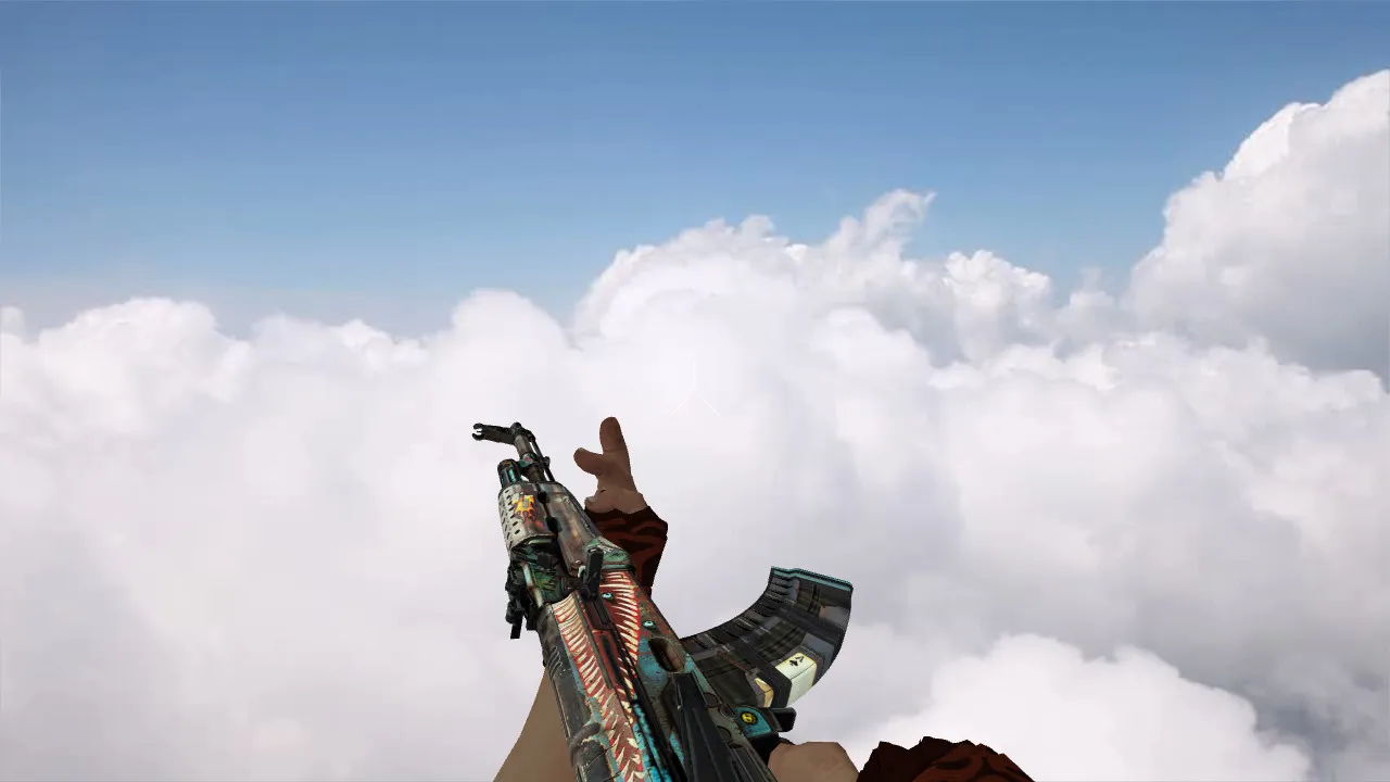 Модель «AK-47 Nibbler» для CS 1.6 - Уникальный Скин — скриншот 3