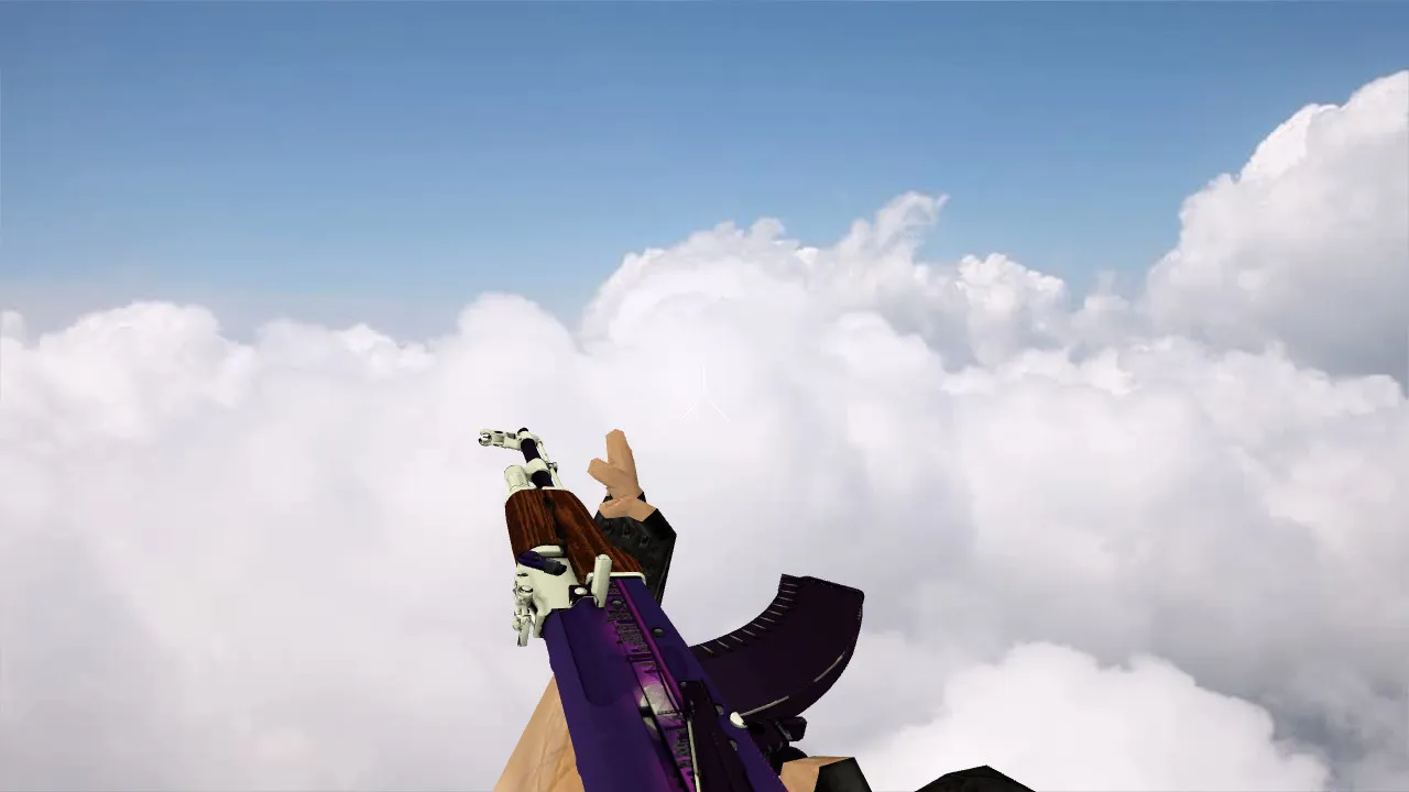 Модель «AK-47 Moonrise» для CS 1.6: уникальный стиль и качество — скриншот 3