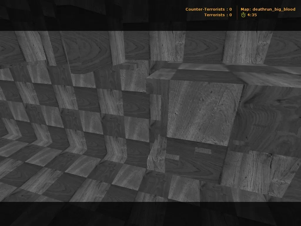 deathrun_big_blood для CS 1.6: карта deathrun, точки, маршруты и настройка под стабильный FPS - скриншот 2