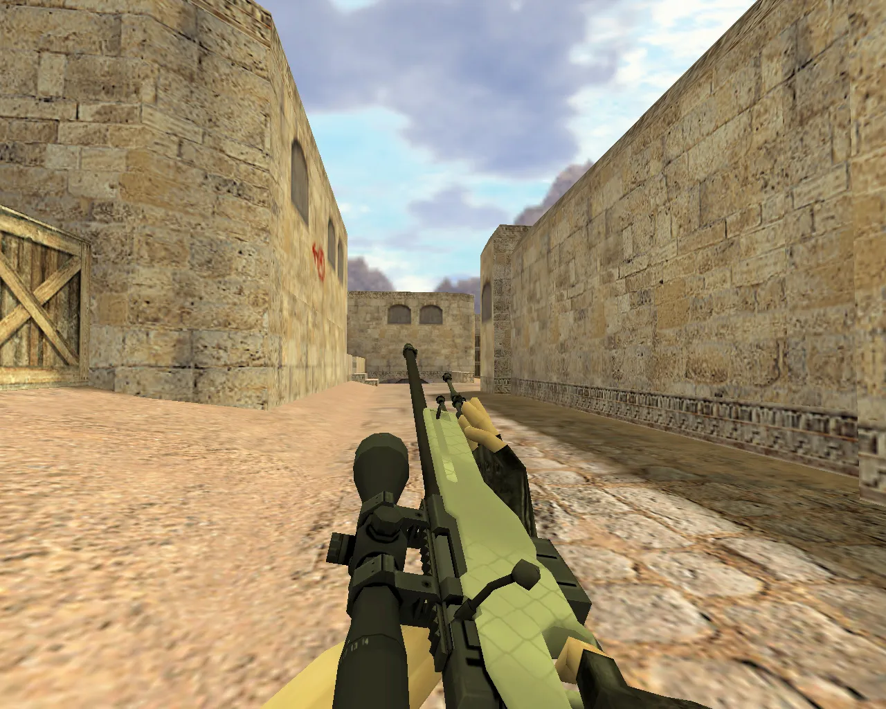 Модель «AWP Африканская сетка» для CS 1.6 – Оружие с уникальным дизайном — скриншот 2