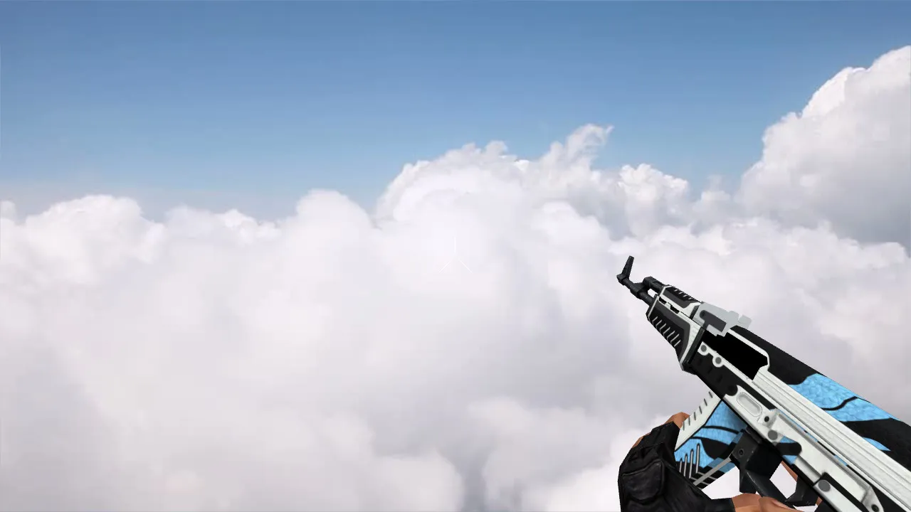 Модель v_ и p_ Default AK-47 Vulcan для CS 1.6: звуки, анимация осмотра, качество текстур — скриншот 2