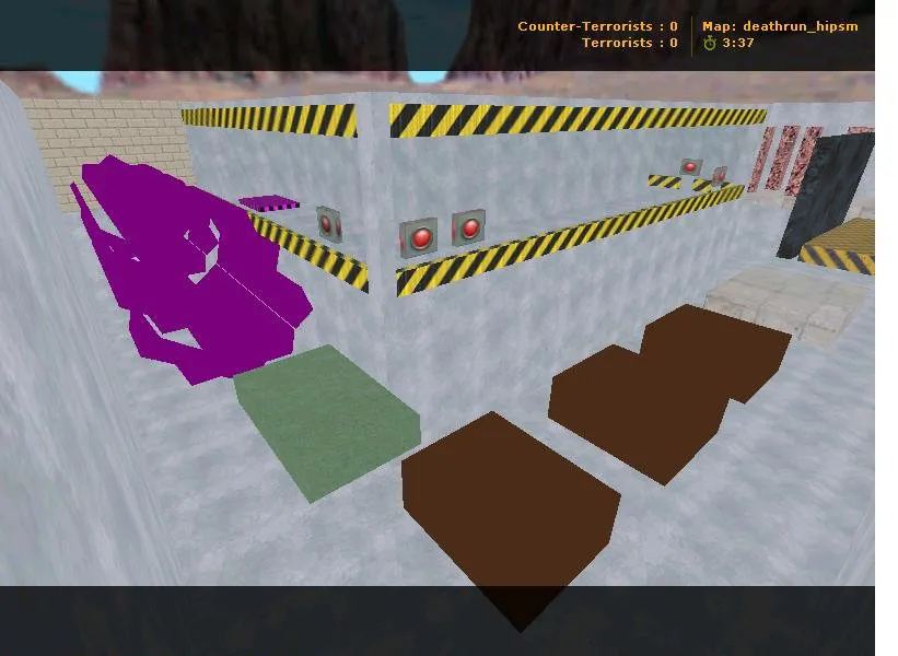 deathrun_hipsm для CS 1.6 - карта Deathrun, тактические точки и оптимизация под стабильный FPS - скриншот 3