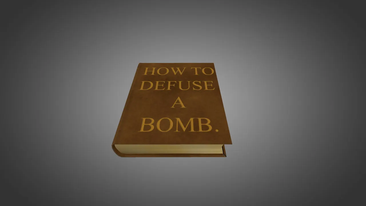 Модель щипцов v_ How to Defuse a Bomb Book для CS 1.6: звуки, анимация осмотра, текстуры - скриншот 2