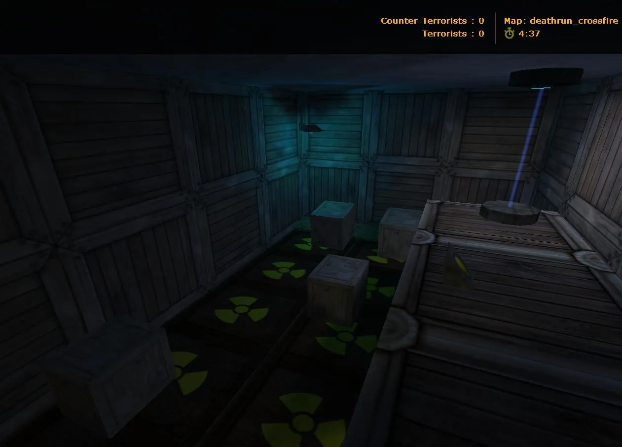 deathrun_crossfire для CS 1.6: deathrun-карта, контрольные точки, ловушки, навигация для ботов и оптимизация - скриншот 4