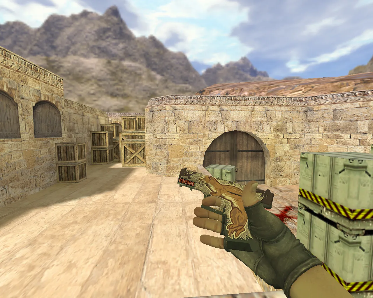 Модель Glock Ласка для CS 1.6 - Оружие с уникальным дизайном - скриншот 1