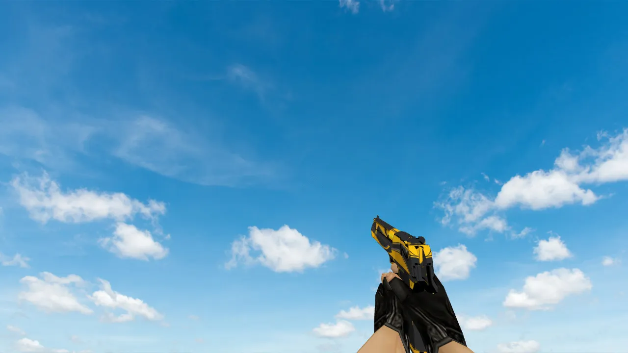 Модель «Deagle Желтый жакет» для CS 1.6 - Качественная замена - скриншот 3