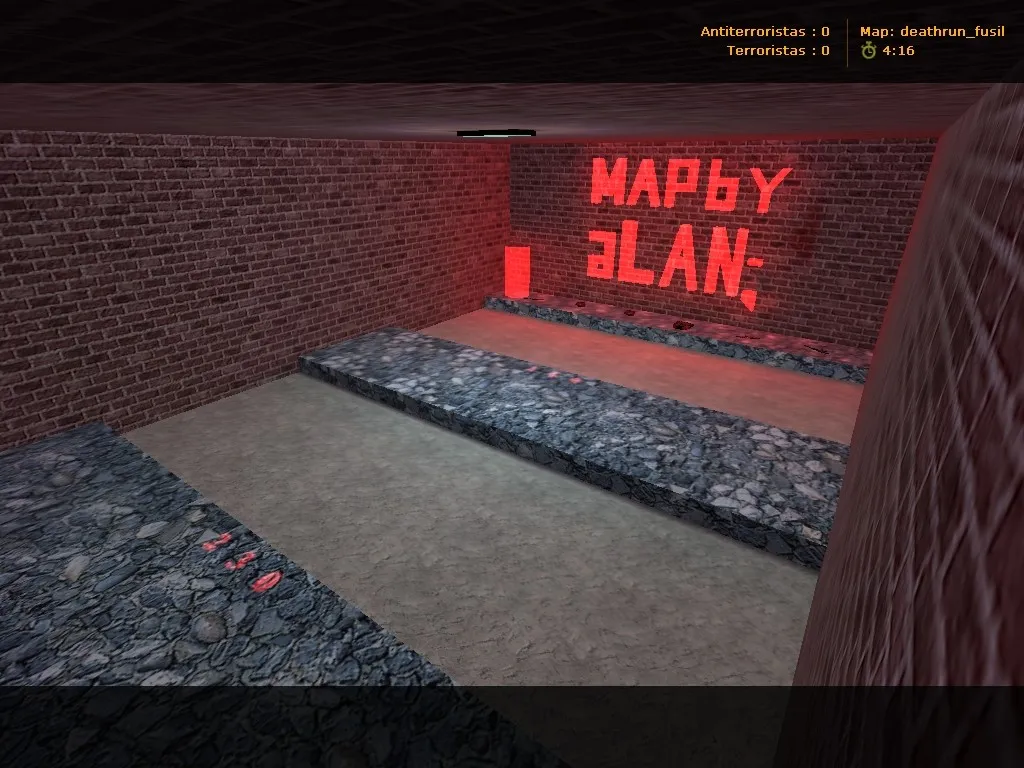 Карта deathrun_fusil для CS 1.6: ловушки, раунды и навигация ботов, баланс сторон и оптимизация - скриншот 3
