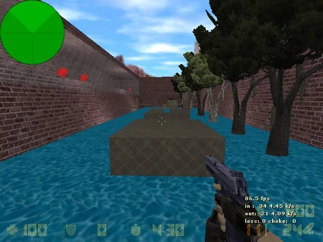 deathrun_homen для CS 1.6 - карта deathrun, баланс сторон, точки, .nav и оптимизация - скриншот 1