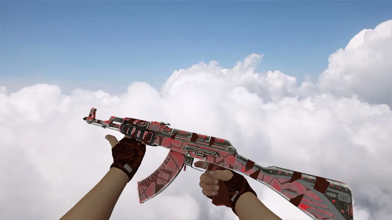 Модель v_ ak-47 Ruby Forged для CS 1.6: p_ и w_ файлы, звуки, анимация осмотра, текстуры и настройка - скриншот 1
