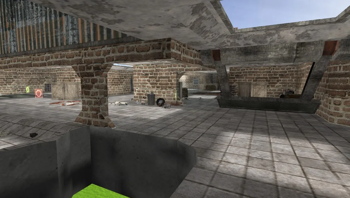 deathrun_brickwall2 - Deathrun-карта в CS 1.6: контрольные точки, боты, .nav и оптимизация - скриншот 4