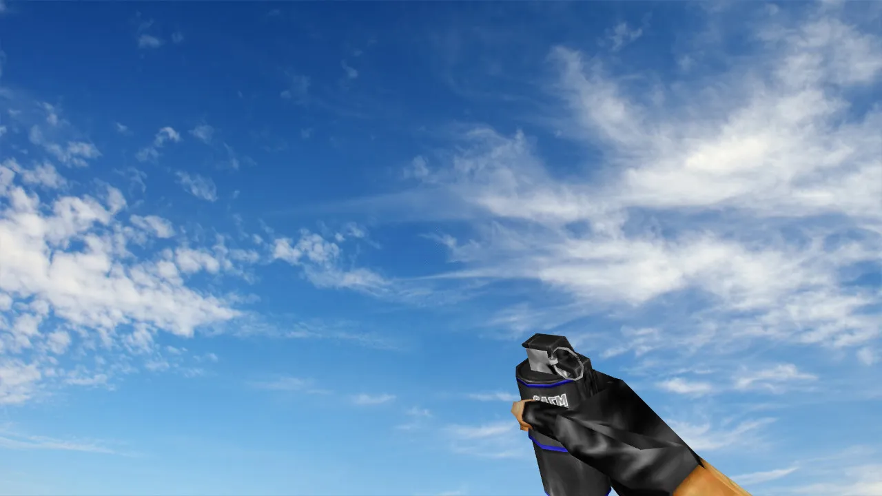 Модель «M7A3 Flashbang» для CS 1.6: v_ p_ w_ с звуками, анимация осмотра, качество текстур и настройка - скриншот 1