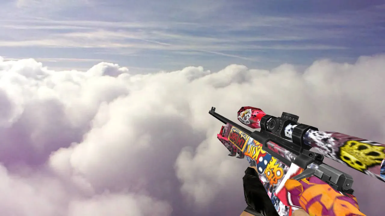 Модель «Default AWP Sticker» для CS 1.6: Отличная замена - скриншот 2