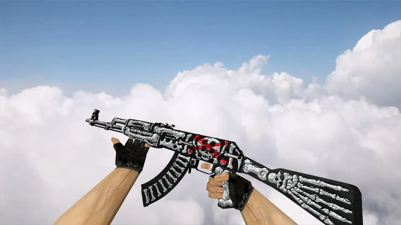 Модель АК-47 Bone Hunter для CS 1.6 - Оружие для точных выстрелов - скриншот 1