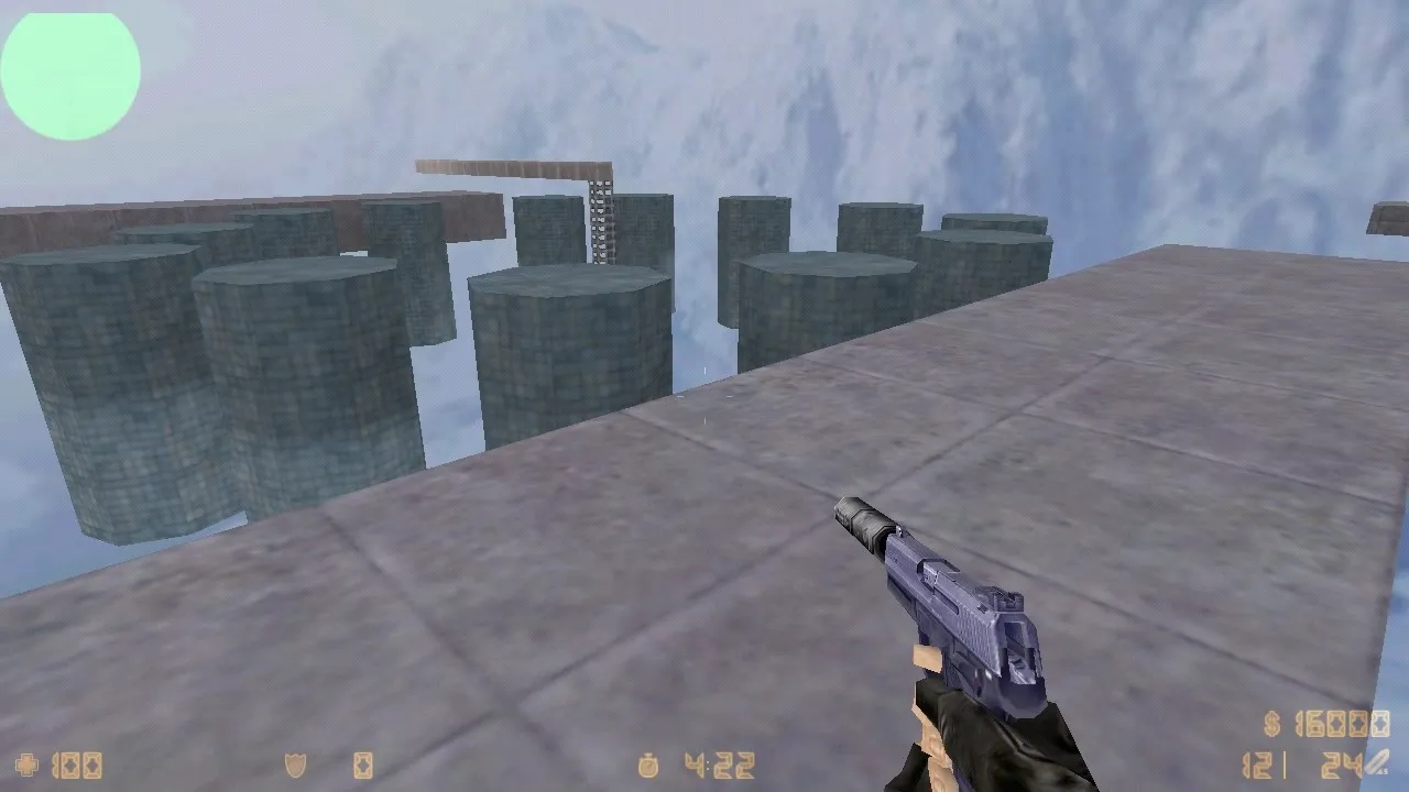 Карта deathrun_cielo для CS 1.6: ловушки, прохождение, точки за CT/T, настройка и .nav - скриншот 2