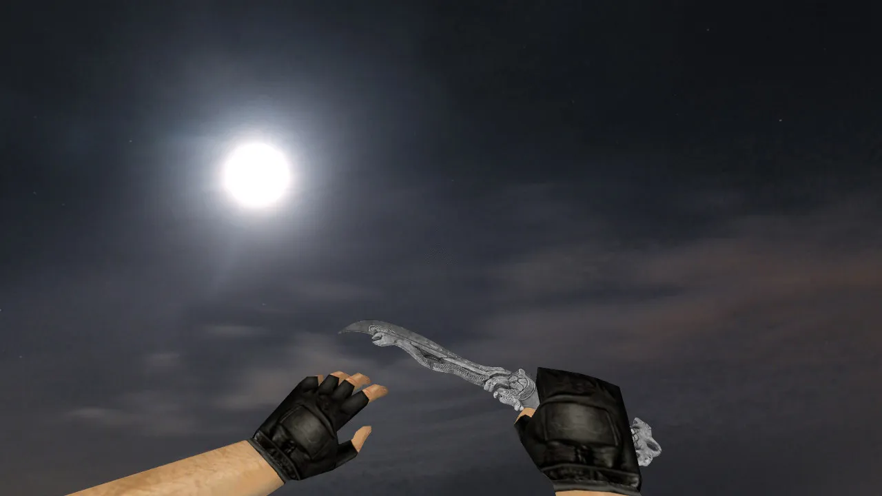 Модель ножа «Far Cry Knife» v_model для CS 1.6: p_ и w_ файлы, звук, анимация осмотра и текстуры - скриншот 3