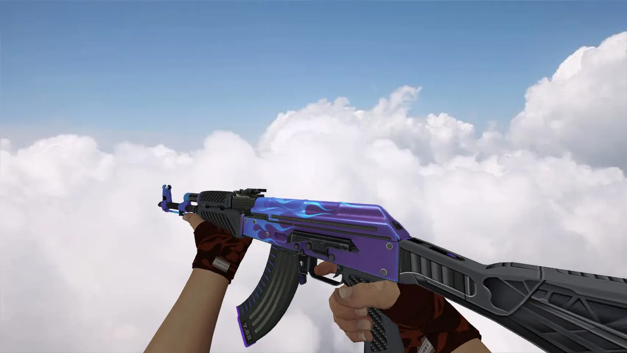 Модель «AK-47 Road Hog Purple» (v_, p_, w_) для CS 1.6: звуки, осмотр, текстуры и настройка — скриншот 2